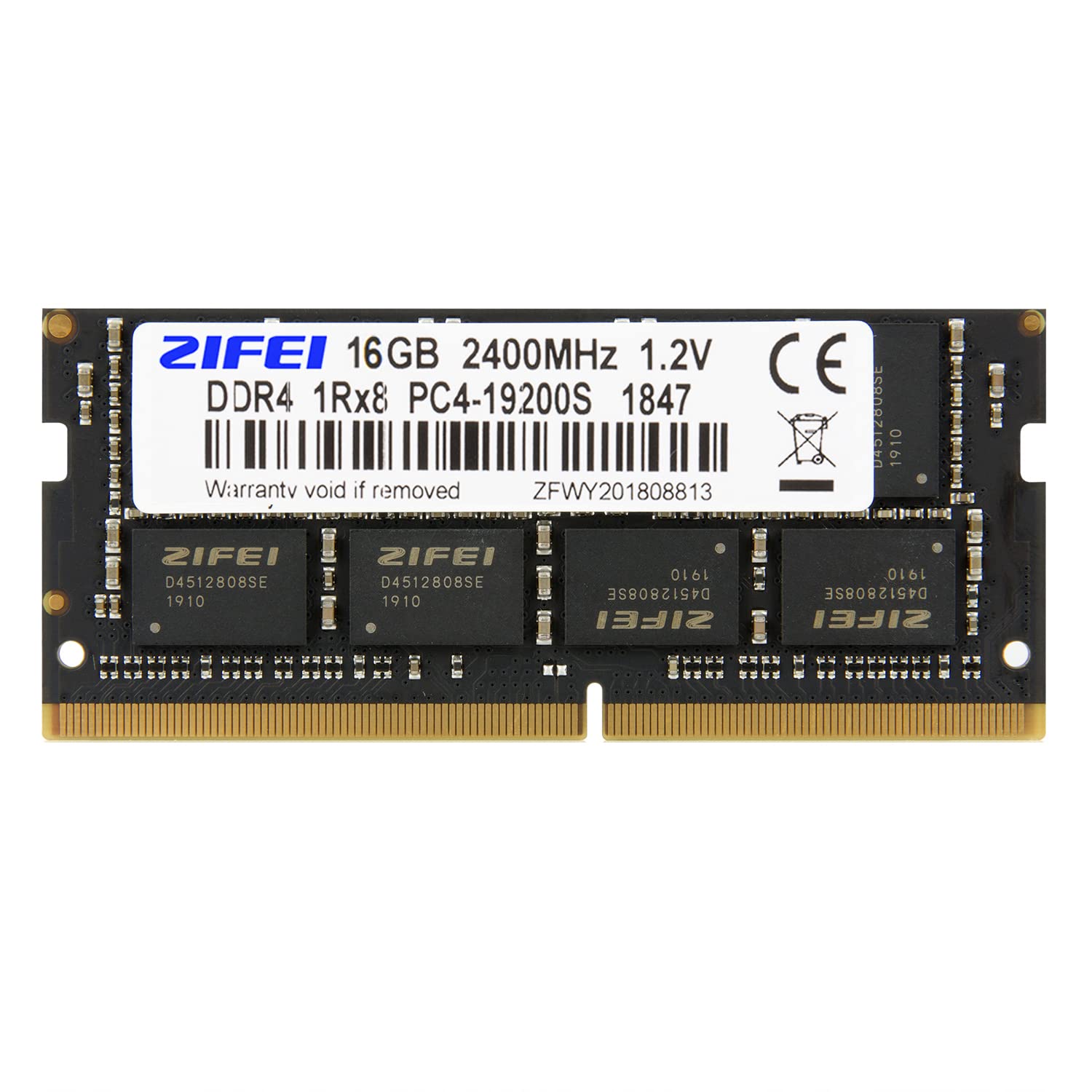 Amazon.com: ZIFEI RAM DDR4 16GB 2400MHz PC4-19200 1.2V CL17 2Rx8
